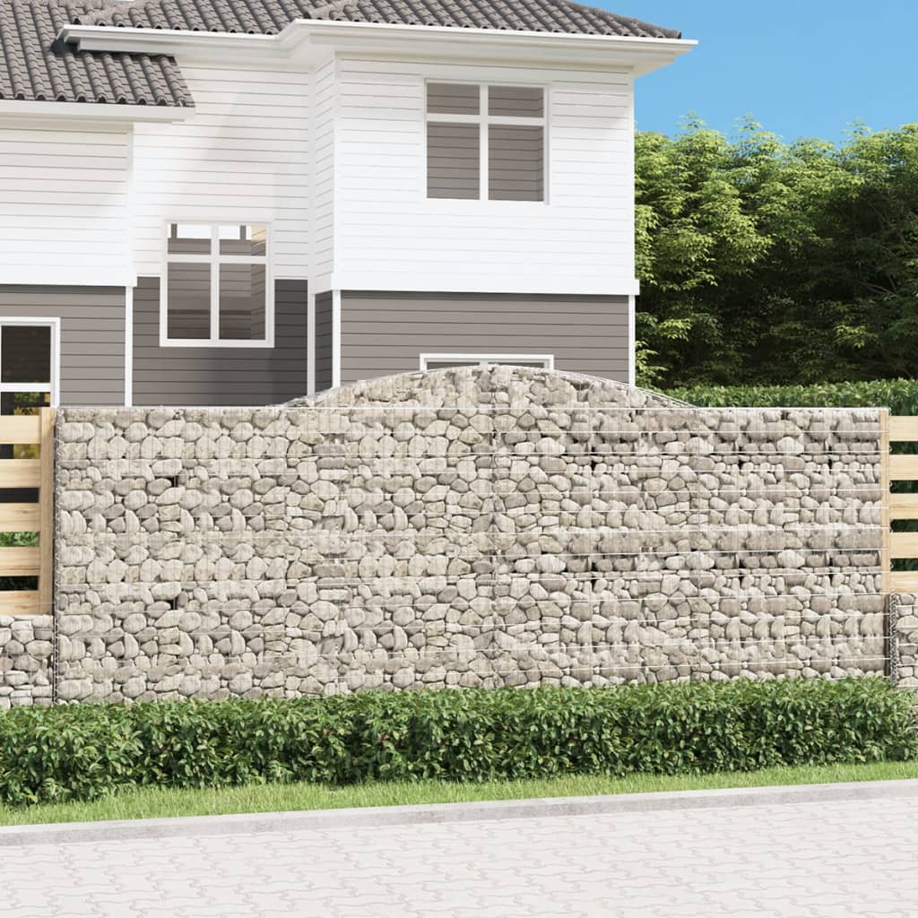 VXL8720845576196_m_en_hd_1.jpg vidaXL Oblúkové gabiónové koše 3ks 400x50x160/180cm pozinkované železo – Obrázok 1