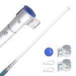 vidaXL Turecká vlajka a tyč 5,55 m hliník – Obrázok 3