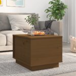 vidaXL Konferenčný stolík medovo-hnedý 40x50x35 cm borovicový masív