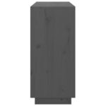 vidaXL Komoda sivá 111x34x75 cm borovicový masív – Obrázok 7