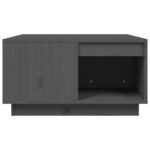 vidaXL Konferenčný stolík sivý 60x61x32,5 cm borovicový masív – Obrázok 6