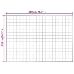 vidaXL Záťažová prikrývka šedá 138x200 cm 6 kg látka – Obrázok 6