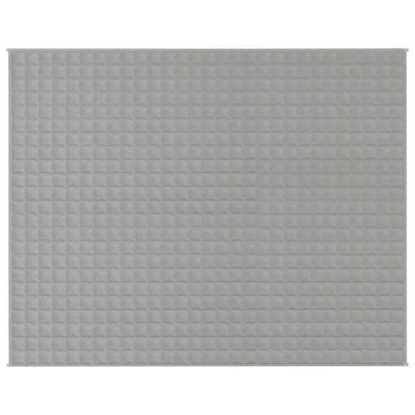 VXL8720845600990_a_en_hd_1.jpg vidaXL Záťažová prikrývka šedá 235x290 cm 15 kg látka – Obrázok 2