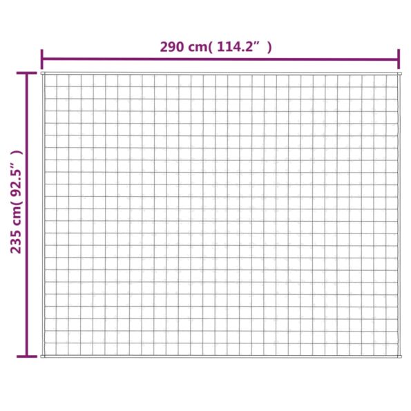 VXL8720845600990_g_en_hd_4.jpg vidaXL Záťažová prikrývka šedá 235x290 cm 15 kg látka – Obrázok 6