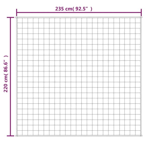 VXL8720845601317_g_en_hd_4.jpg vidaXL Záťažová prikrývka bledokrémová 220x235 cm 15 kg látka – Obrázok 6