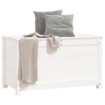 vidaXL Úložný box biely 80x40x45,5 cm masívna borovica – Obrázok 4