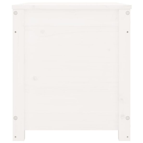 vidaXL Úložný box biely 80x40x45,5 cm masívna borovica – Obrázok 6