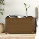vidaXL Úložný box medovo-hnedý 80x40x45,5 cm masívna borovica – Obrázok 3