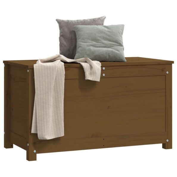 vidaXL Úložný box medovo-hnedý 80x40x45,5 cm masívna borovica – Obrázok 4