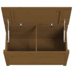 vidaXL Úložný box medovo-hnedý 80x40x45,5 cm masívna borovica – Obrázok 8