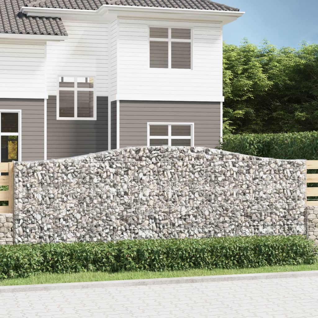 VXL8720845650704_m_en_hd_1.jpg vidaXL Oblúkový gabionový kôš 400x30x140/160 cm pozinkované železo – Obrázok 1