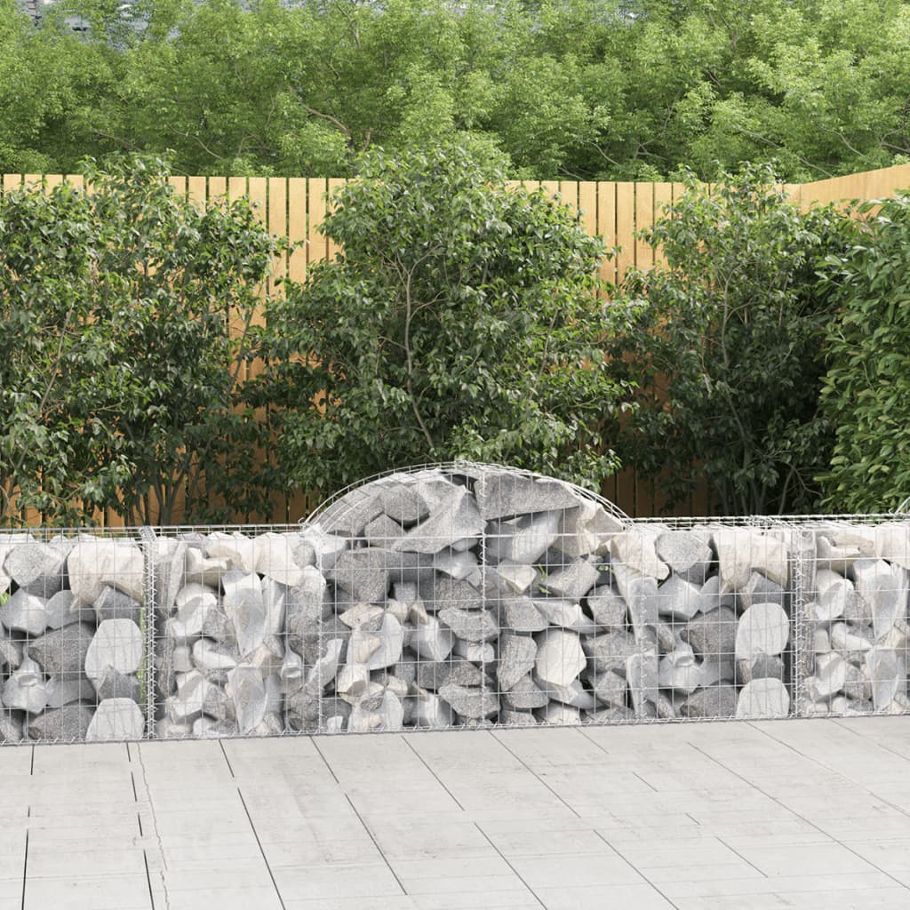 VXL8720845651565_m_en_hd_1.jpg vidaXL Oblúkový gabionový kôš 200x50x60/80 cm pozinkované železo – Obrázok 1