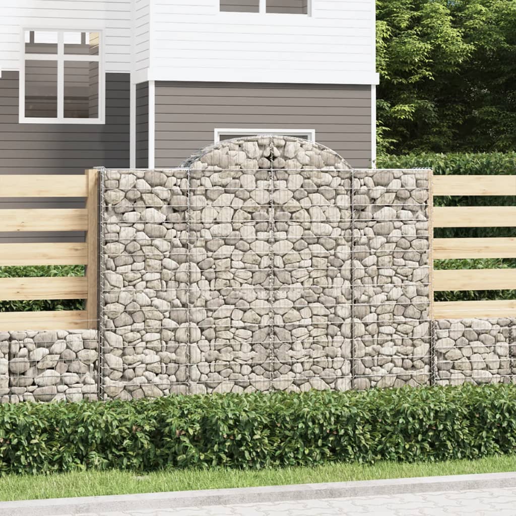 VXL8720845651619_m_en_hd_1.jpg vidaXL Oblúkový gabionový kôš 200x50x160/180 cm pozinkované železo – Obrázok 1