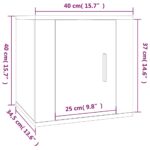 vidaXL Nástenné TV skrinky 2 ks dymový dub 40x34,5x40 cm – Obrázok 12