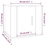 vidaXL Nástenné TV skrinky 2 ks sivé sonoma 40x34,5x40 cm – Obrázok 12