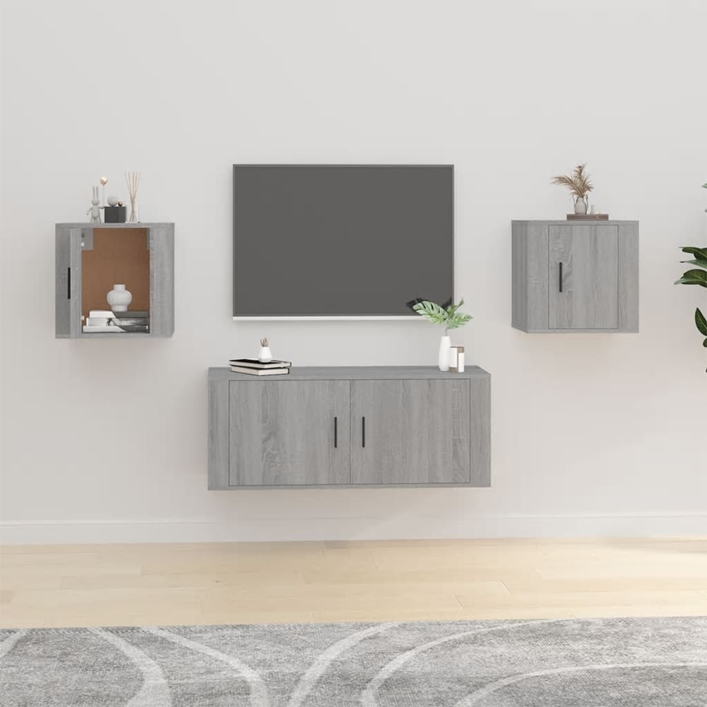 VXL8720845667627_m_en_hd_1.jpg vidaXL Nástenné TV skrinky 2 ks sivé sonoma 40x34,5x40 cm – Obrázok 1