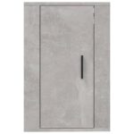 vidaXL Nástenná TV skrinka betónovo-sivá 40x34,5x60 cm – Obrázok 5