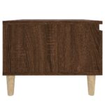 vidaXL Bočný stolík hnedý dub 50x46x35 cm spracované drevo – Obrázok 8