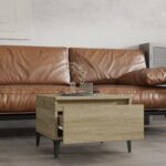 vidaXL Bočné stolíky 2 ks dub sonoma 50x46x35 spracované drevo – Obrázok 3