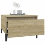 vidaXL Bočné stolíky 2 ks dub sonoma 50x46x35 spracované drevo – Obrázok 5