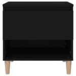 vidaXL Nočné stolíky 2 ks čierne 50x46x50 cm spracované drevo – Obrázok 5