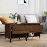 vidaXL Bočné stolíky 2 ks hnedý dub 50x46x50 spracované drevo – Obrázok 3