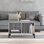 vidaXL Konferenčný stolík sivý dub sonoma 60x50x36,5 spracované drevo – Obrázok 3