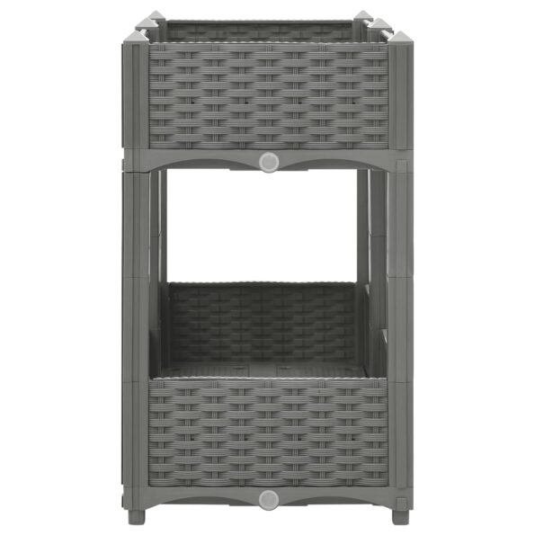 vidaXL Vyvýšený záhon 80x40x71 cm polypropylén – Obrázok 4