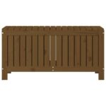 vidaXL Záhradný úložný box medovo-hnedý 108x42,5x54 m masívna borovica – Obrázok 6