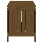 vidaXL Záhradný úložný box medovo-hnedý 108x42,5x54 m masívna borovica – Obrázok 7