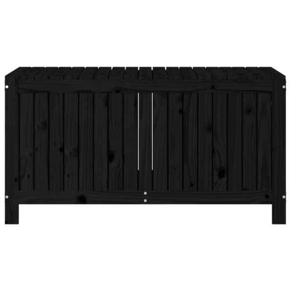 vidaXL Záhradný úložný box čierny 121x55x64 cm masívna borovica – Obrázok 6