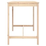 vidaXL Záhradný stolík 121x82,5x110 cm borovicový masív – Obrázok 5