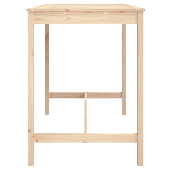 vidaXL Záhradný stolík 121x82,5x110 cm borovicový masív – Obrázok 5