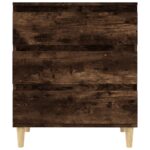 vidaXL Komoda dymový dub 60x35x70 cm spracované drevo – Obrázok 6