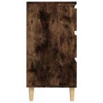 vidaXL Komoda dymový dub 60x35x70 cm spracované drevo – Obrázok 8