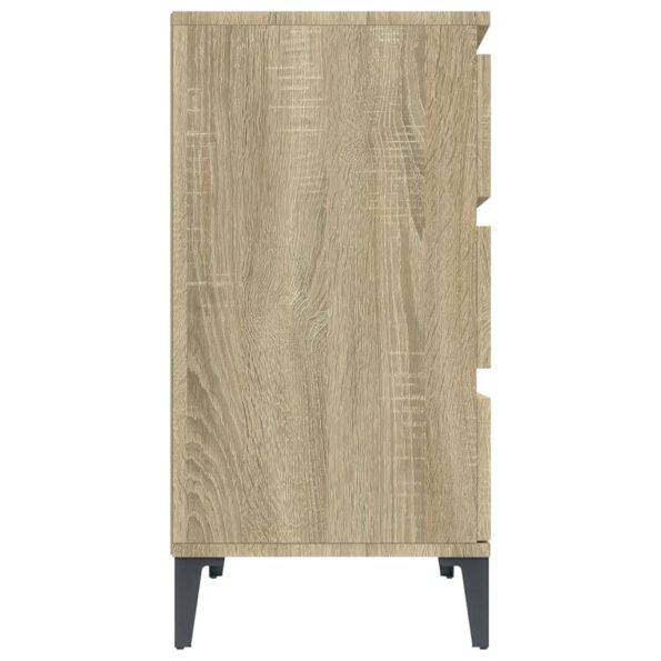 vidaXL Komoda dub sonoma 60x35x70 cm spracované drevo – Obrázok 6