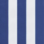 vidaXL Podložky na stoličku 6 ks modro-biele pruhy 50x50x4cm látka – Obrázok 7