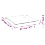 vidaXL Podložky na stoličku 6 ks modro-biele pruhy 50x50x4cm látka – Obrázok 8