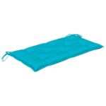 vidaXL Podložka na záhradnú lavičku 100x50x7 cm, oxfordská látka – Obrázok 2