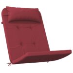 vidaXL Podušky na stoličky Adirondack 2 ks vínové oxfordská látka – Obrázok 3