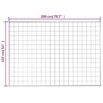 vidaXL Záťažová prikrývka modrá 137x200 cm 10 kg látka – Obrázok 6