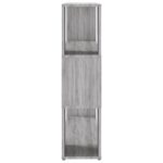 vidaXL Knižnica/deliaca stena sivá sonoma 100x24x94 cm – Obrázok 6