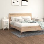 vidaXL Nočné stolíky 2ks vysoký lesk biele 40x35x70cm spracované drevo – Obrázok 3