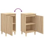 vidaXL Nočné stolíky 2 ks dub sonoma 40x35x70 cm spracované drevo – Obrázok 8