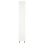 vidaXL Skrinka do kúpeľne biela 30x30x190 cm spracované drevo – Obrázok 8