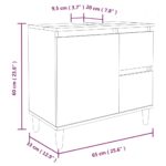 vidaXL Skrinka do kúpeľne betónová sivá 65x33x60 cm kompozitné drevo – Obrázok 11