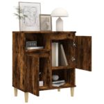 vidaXL Komoda dymový dub 60x35x70 cm spracované drevo – Obrázok 4