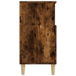 vidaXL Komoda dymový dub 60x35x70 cm spracované drevo – Obrázok 7