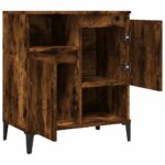 vidaXL Komoda dymový dub 60x35x70 cm spracované drevo – Obrázok 6