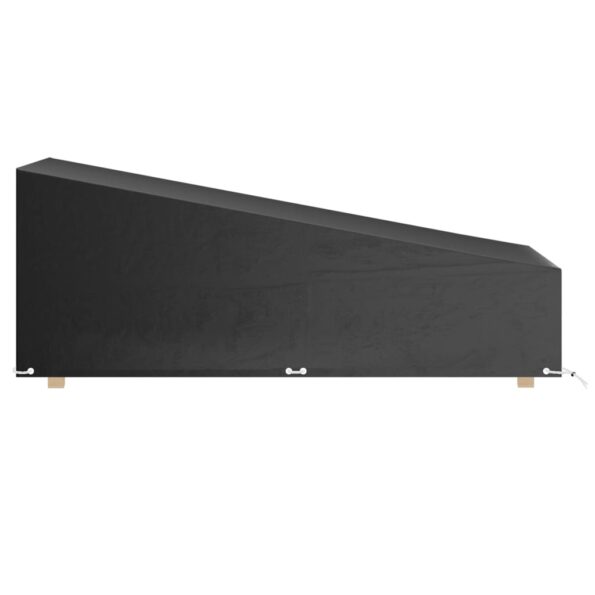 vidaXL Kryty na lehátko 2 ks 12 očiek 200x65x35/60 cm polyetylén – Obrázok 3